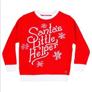 “Santa's Little Helper” Ugly Christmas Sweater Baby-Toddler - NWT